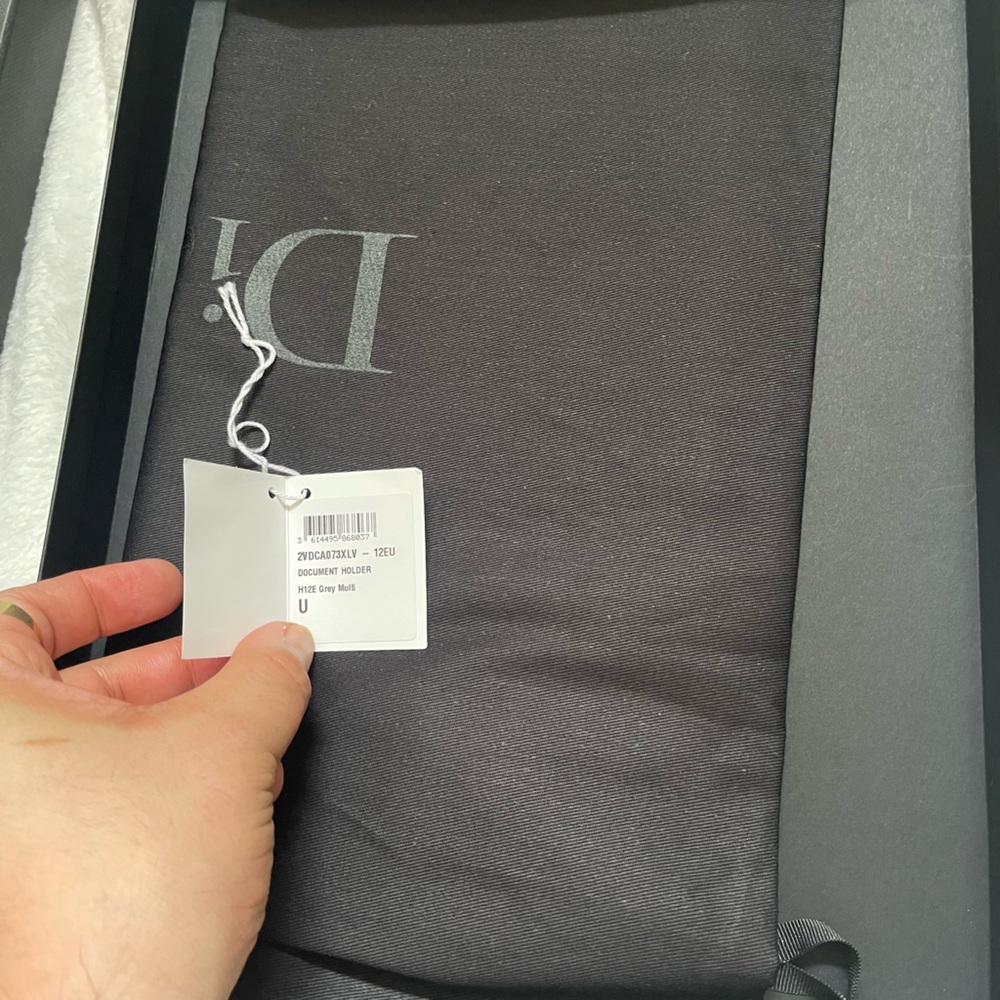 Dior Homme Saffiano Leather Document Holder w/ Tags - Picture 8 of 9